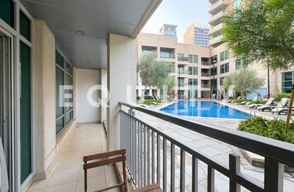 Apartment - Studio - 1 Bathroom for rent in Burj Views podium - Burj Views - Downtown Dubai - Dubai