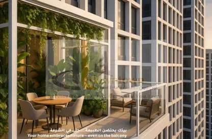 Apartment - 2 Bedrooms - 3 Bathrooms for sale in Ajman Corniche Residences - Ajman Corniche Road - Ajman