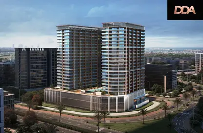 Apartment - 1 Bathroom for sale in Binghatti Ghost - Dubai Healthcare City 2 - Al Jaddaf - Dubai