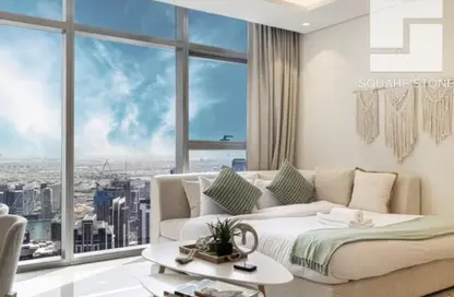 شقة - 2 غرف نوم - 2 حمامات للايجار في فندق ومساكن برج باراماونت - الخليج التجاري - دبي