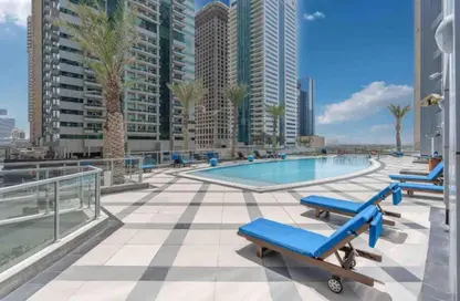 Apartment - 1 Bedroom - 2 Bathrooms for rent in The Torch - Dubai Marina - Dubai