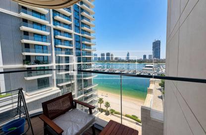 Apartment - 2 - 2 for rent in Marina Vista Tower 2 - Marina Vista - Emaar Beachfront - Dubai Harbour - Dubai