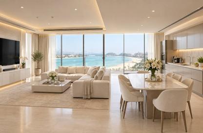 Apartment - 3 - 4 for rent in Serenia Living Tower 2 - Serenia Living - Palm Jumeirah - Dubai