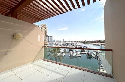 Apartment - Studio - 1 Bathroom for rent in Palm Views West - Palm Views - Palm Jumeirah - Dubai