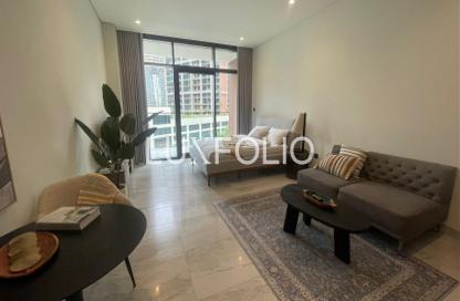 Apartment - Studio - 1 Bathroom for rent in Peninsula Five - Peninsula - Business Bay - Dubai