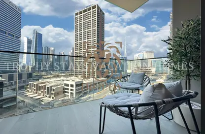 Apartment - Studio - 1 Bathroom for rent in Peninsula Five - Peninsula - Business Bay - Dubai