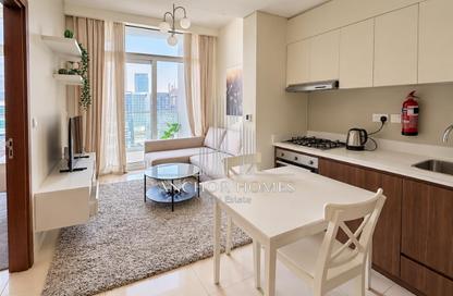 Apartment - 1 - 1 for rent in Vera Residences - Business Bay - Dubai