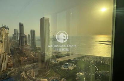 Office Space - Studio - 5 Bathrooms for rent in Al Habtoor Business Tower - Dubai Marina - Dubai