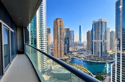 Apartment - 1 Bedroom - 2 Bathrooms for rent in Indigo Tower - JLT Cluster D - Jumeirah Lake Towers - Dubai