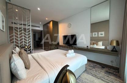 Apartment - Studio - 1 Bathroom for rent in Damac Maison Prive A - Damac Maison Prive - Business Bay - Dubai