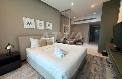 Apartment - Studio - 1 Bathroom for rent in Damac Maison Prive A - Damac Maison Prive - Business Bay - Dubai