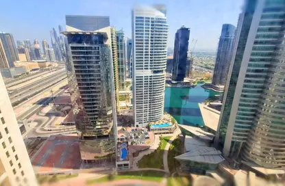 Apartment - Studio - 1 Bathroom for rent in Goldcrest Executive - JLT Cluster C - Jumeirah Lake Towers - Dubai
