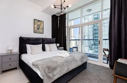 Apartment - 1 Bedroom - 1 Bathroom for rent in Continental Tower - Dubai Marina - Dubai