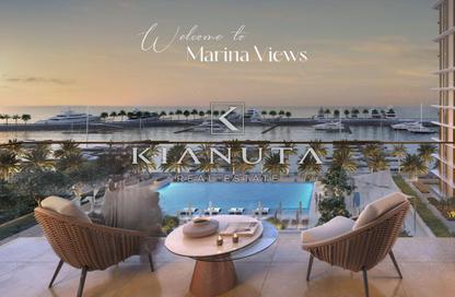 Apartment - 1 - 1 for sale in Marina Views Tower 2 - Marina Views - Mina Rashid - Dubai