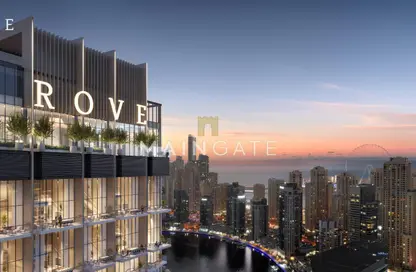 Apartment - 1 Bedroom - 2 Bathrooms for sale in Rove Home Dubai Marina - Dubai Marina - Dubai