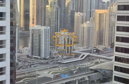 شقة - غرفة نوم - 1 حمام للايجار في بوابة دبي الجديدة 1 - (JLT) مجمع Q - أبراج بحيرات الجميرا - دبي