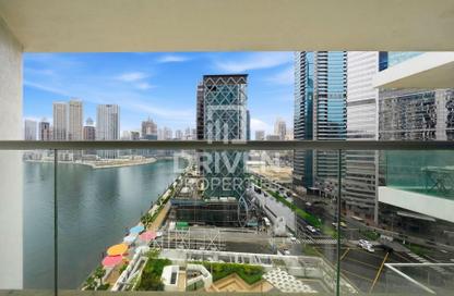 Apartment - Studio - 1 Bathroom for rent in Damac Maison Prive A - Damac Maison Prive - Business Bay - Dubai