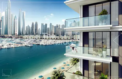 Apartment - 1 Bedroom - 1 Bathroom for sale in Beach Mansion - EMAAR Beachfront - Dubai Harbour - Dubai
