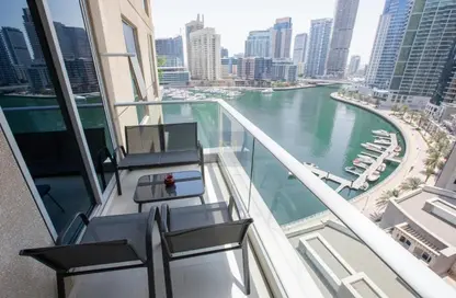Apartment - 1 Bedroom - 2 Bathrooms for rent in Paloma Tower - Marina Promenade - Dubai Marina - Dubai