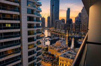 شقة - 1 حمام للايجار في برج إسكان - دبي مارينا - دبي