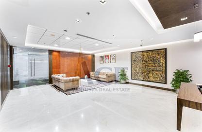 Half Floor - Studio - 2 Bathrooms for rent in Reef Tower - JLT Cluster O - Jumeirah Lake Towers - Dubai