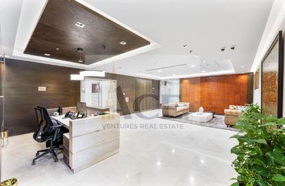 Half Floor - Studio - 2 Bathrooms for rent in Reef Tower - JLT Cluster O - Jumeirah Lake Towers - Dubai