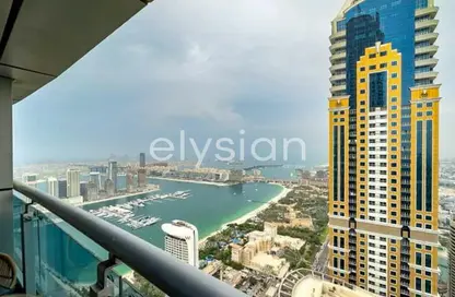 Apartment - 1 Bedroom - 2 Bathrooms for rent in Princess Tower - Dubai Marina - Dubai