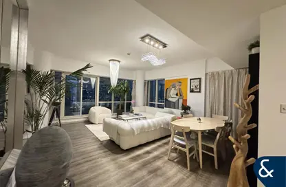 شقة - 2 غرف نوم - 3 حمامات للايجار في المجرة 2 - المجرة - دبي مارينا - دبي