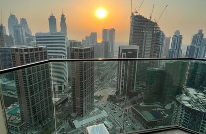 Apartment - Studio - 1 Bathroom for rent in Peninsula Three - Peninsula - Business Bay - Dubai