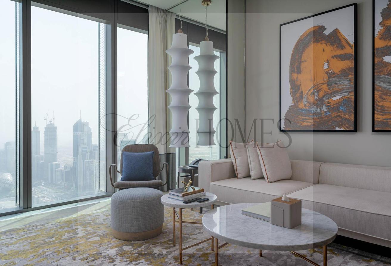 Branded 1BR | High Floor | Burj Khalifa View photo 4