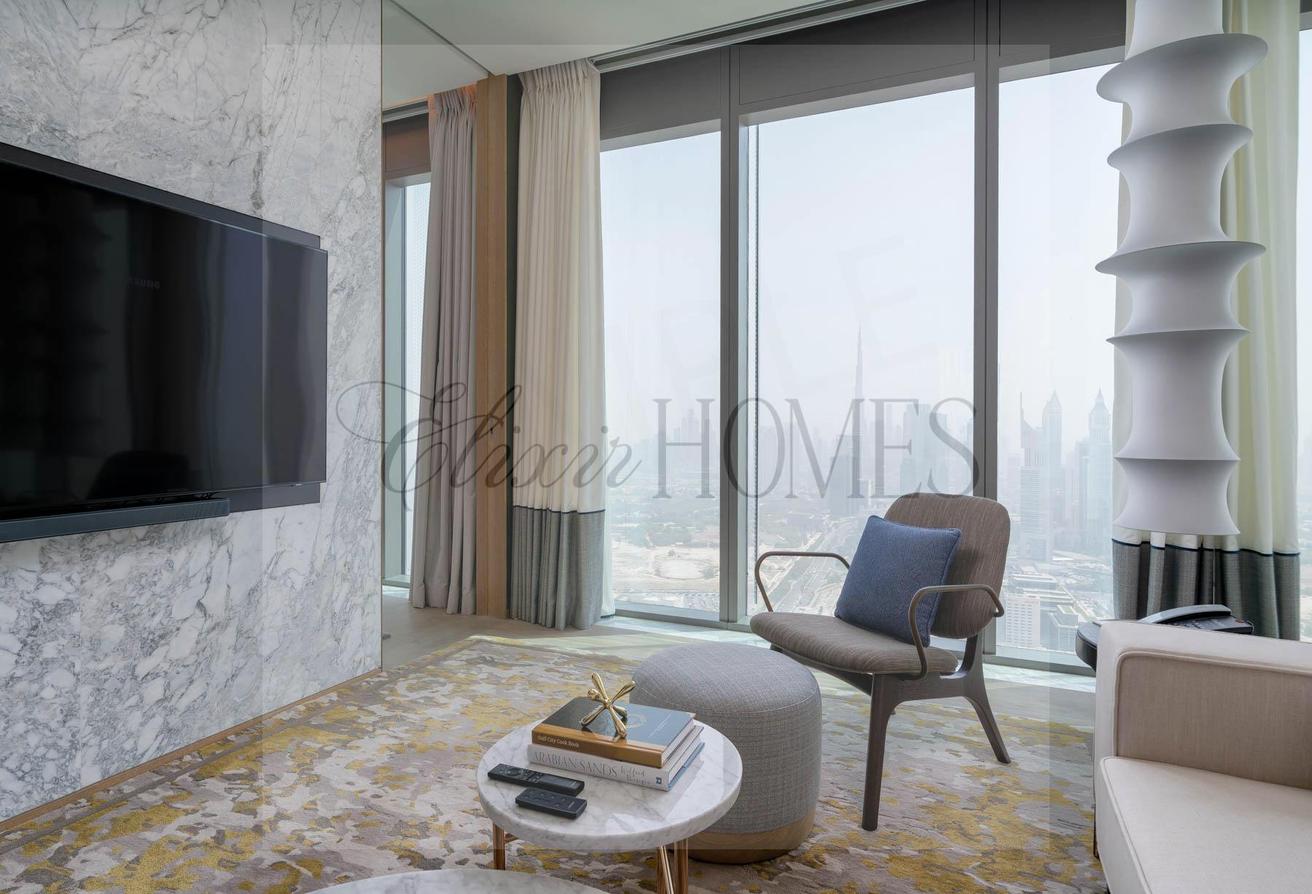 Branded 1BR | High Floor | Burj Khalifa View photo 5