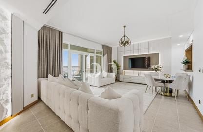 Apartment - 2 Bedrooms - 4 Bathrooms for rent in Al Hallawi - Shoreline Apartments - Palm Jumeirah - Dubai