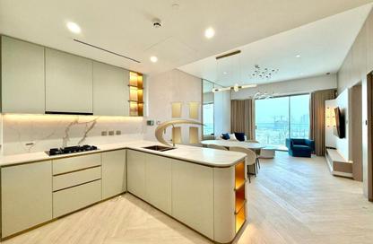 Apartment - 1 Bedroom - 2 Bathrooms for rent in Beach Walk Residences 1 - Beach Walk Residences - Dubai Islands - Dubai