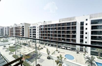 Apartment - Studio - 1 Bathroom for rent in Azizi Riviera 16 - Azizi Riviera - Meydan One - Meydan - Dubai