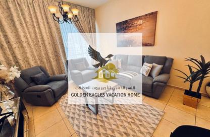 Apartment - 1 Bedroom - 2 Bathrooms for rent in Beach Tower 1 - Al Khan Lagoon - Al Khan - Sharjah Apartment - 1 Bedroom - 2 Bathrooms for rent in Beach Tower 1 - Al Khan Lagoon - Al Khan - Sharjah