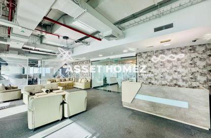 Office Space - Studio - 3 Bathrooms for rent in The Bay Gate - Business Bay - Dubai