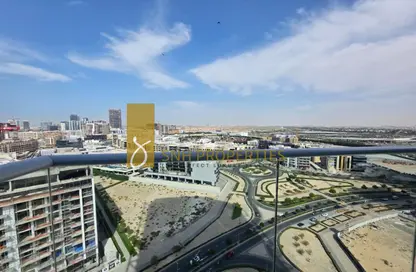 Apartment - Studio - 1 Bathroom for rent in Miraclz Tower by Danube - Arjan - Dubai
