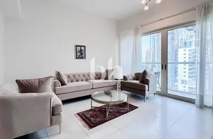 شقة - غرفة نوم - 2 حمامات للايجار في مارينا فيو  A برج - مارينا فيو - دبي مارينا - دبي