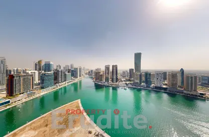 شقة - غرفة نوم - 1 حمام للايجار في بنينسولا ثري - بنينسولا - الخليج التجاري - دبي