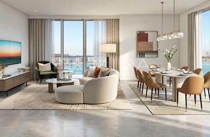 Apartment - 3 - 4 for sale in Beachgate by Address - Emaar Beachfront - Dubai Harbour - Dubai