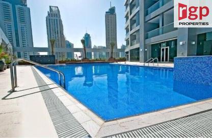 Apartment - Studio - 1 Bathroom for rent in Skyview Tower - Dubai Marina - Dubai