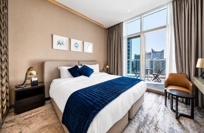 Apartment - Studio - 1 Bathroom for sale in Damac Maison Prive A - Damac Maison Prive - Business Bay - Dubai