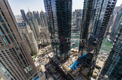 Apartment - 2 - 2 for rent in The Torch - Dubai Marina - Dubai