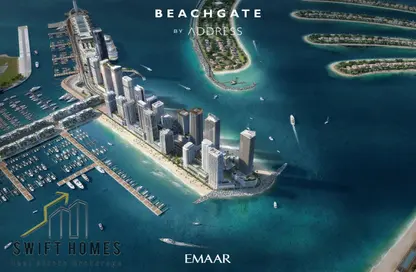 Apartment - 3 Bedrooms - 4 Bathrooms for sale in Beachgate by Address - EMAAR Beachfront - Dubai Harbour - Dubai