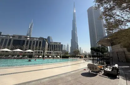 شقة - 2 غرف نوم - 3 حمامات للايجار في 1 فندق العنوان-سكاي فيو - أبراج العنوان سكاي فيو - وسط مدينة دبي - دبي