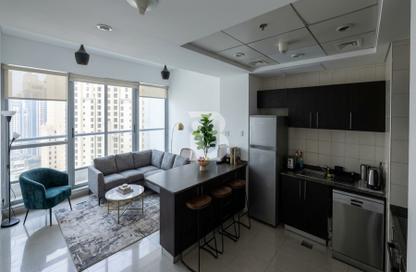 Apartment - 1 - 1 for rent in Bay Central Tower West - Bay Central - Dubai Marina - Dubai