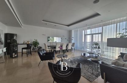 Apartment - 3 Bedrooms - 4 Bathrooms for rent in Oceana Caribbean - Oceana - Palm Jumeirah - Dubai