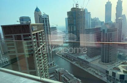 Apartment - Studio - 1 Bathroom for rent in Peninsula Four - Peninsula - Business Bay - Dubai