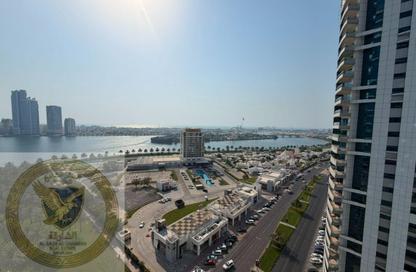 Apartment - 3 Bedrooms - 5 Bathrooms for rent in Lake Tower - Al Majaz 1 - Al Majaz - Sharjah