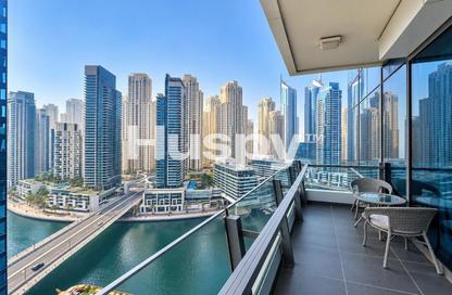 Apartment - 1 - 2 for rent in Silverene Tower B - Silverene - Dubai Marina - Dubai